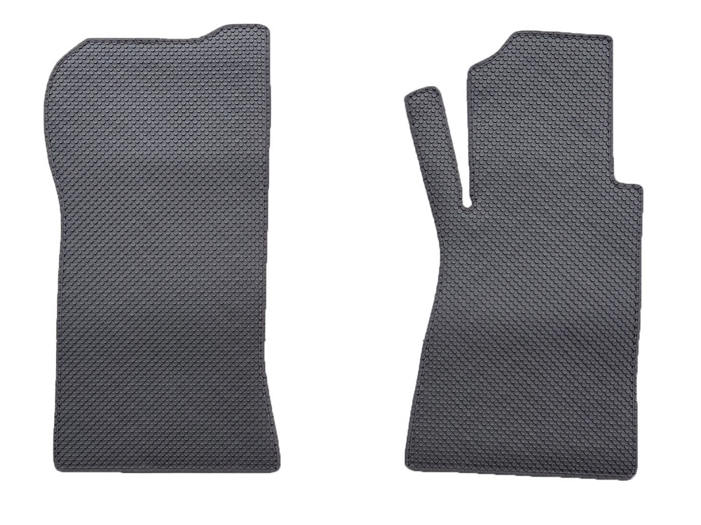 ยางปูพื้นรถยนต์ BENZ CLK W209 (2002-09) พรมกระดุม เบ๊นซ์ ซีแอลเค สีเทา เข้ารูป ในรถ 5ชิ้น