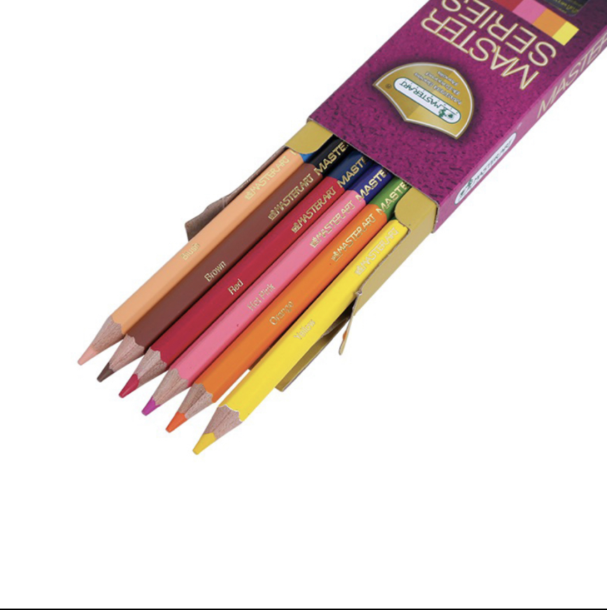 สีไม้ 2หัว 6แท่ง 12สี รุ่นมาสเตอร์ซีรี่ย์ มาสเตอร์อาร์ต