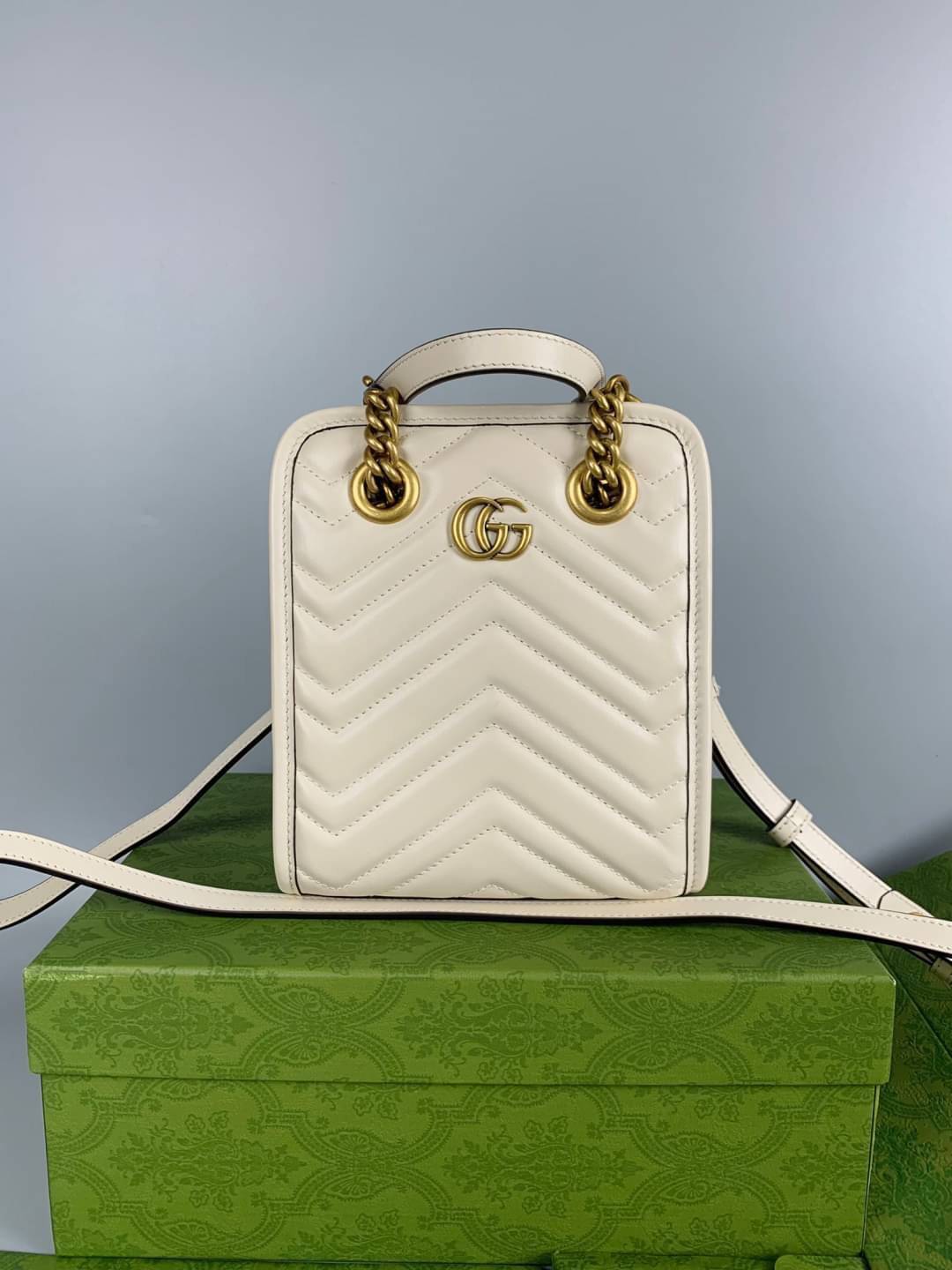 ORI 🥂 GG Marmont matelassé mini bag / Gucci Marmont mini bag เกรดใช้งานสลับใบจริงได้ เทพออริจินอล ภาพสินค้าถ่ายจากงานขายจริง ใช้งานต่างประเทศได้