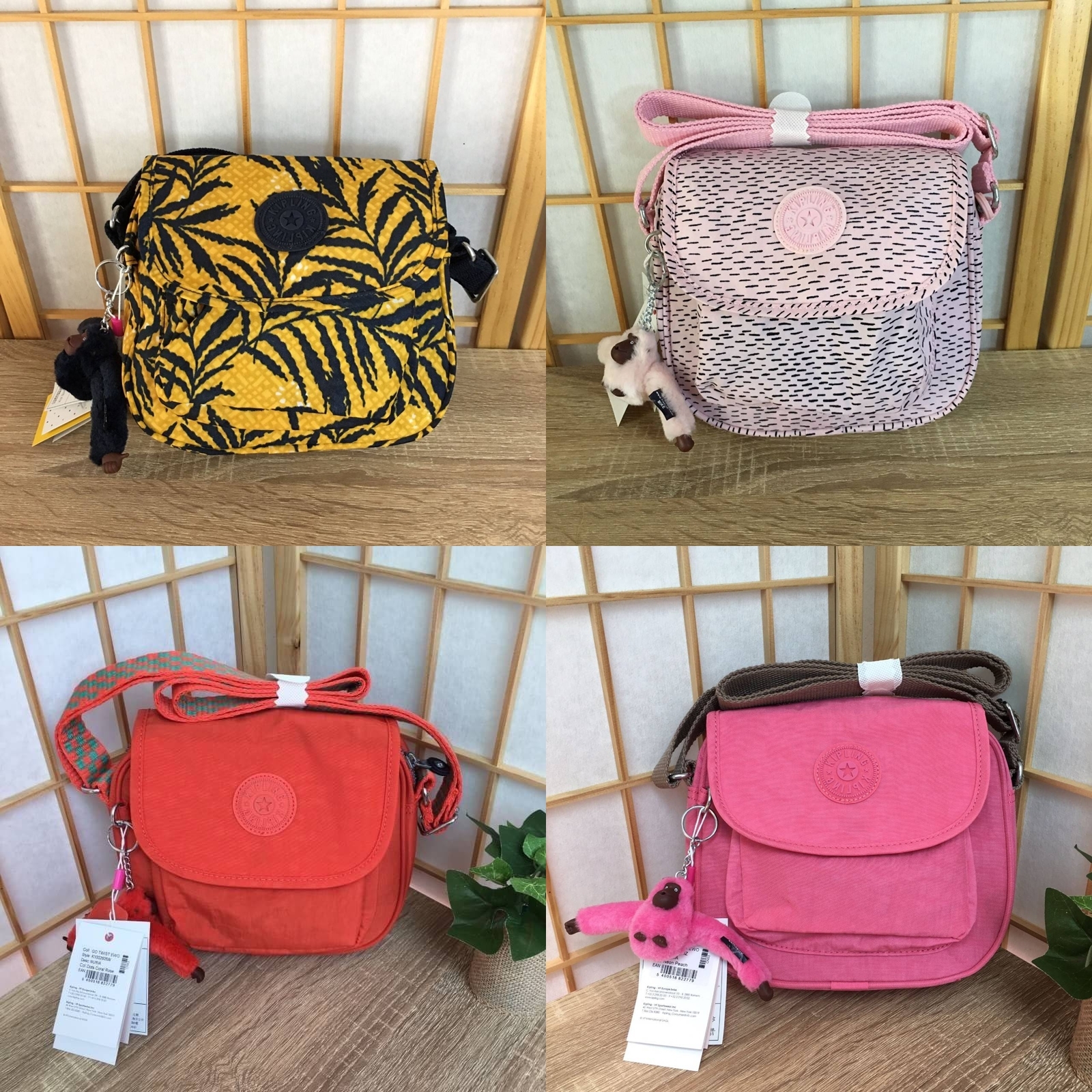 Kipling Nuria Shoulder Bag K10026 กระเป๋าสะพาย collection ตัวแพงของ Kipling ของแท้ จากโรงงาน OEM. วัสดุ 100% nylon รูปทรงสวย ขนาดกระทัดรัด สะพายคล่องตัว เปิดด้วยกระดุมแม่เหล็ก มีช่องกระเป๋าด้านหน้า ช่องซิปหลัก ด้านในโล่ง ซับในลายสวย มีช่องซิป และช่องใส่ขอ