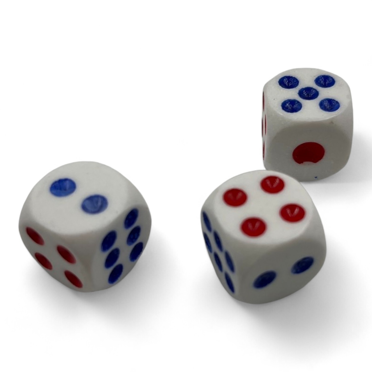 ลูกเต๋าสีขาว เบอร์#17 ขนาด 15.6mm