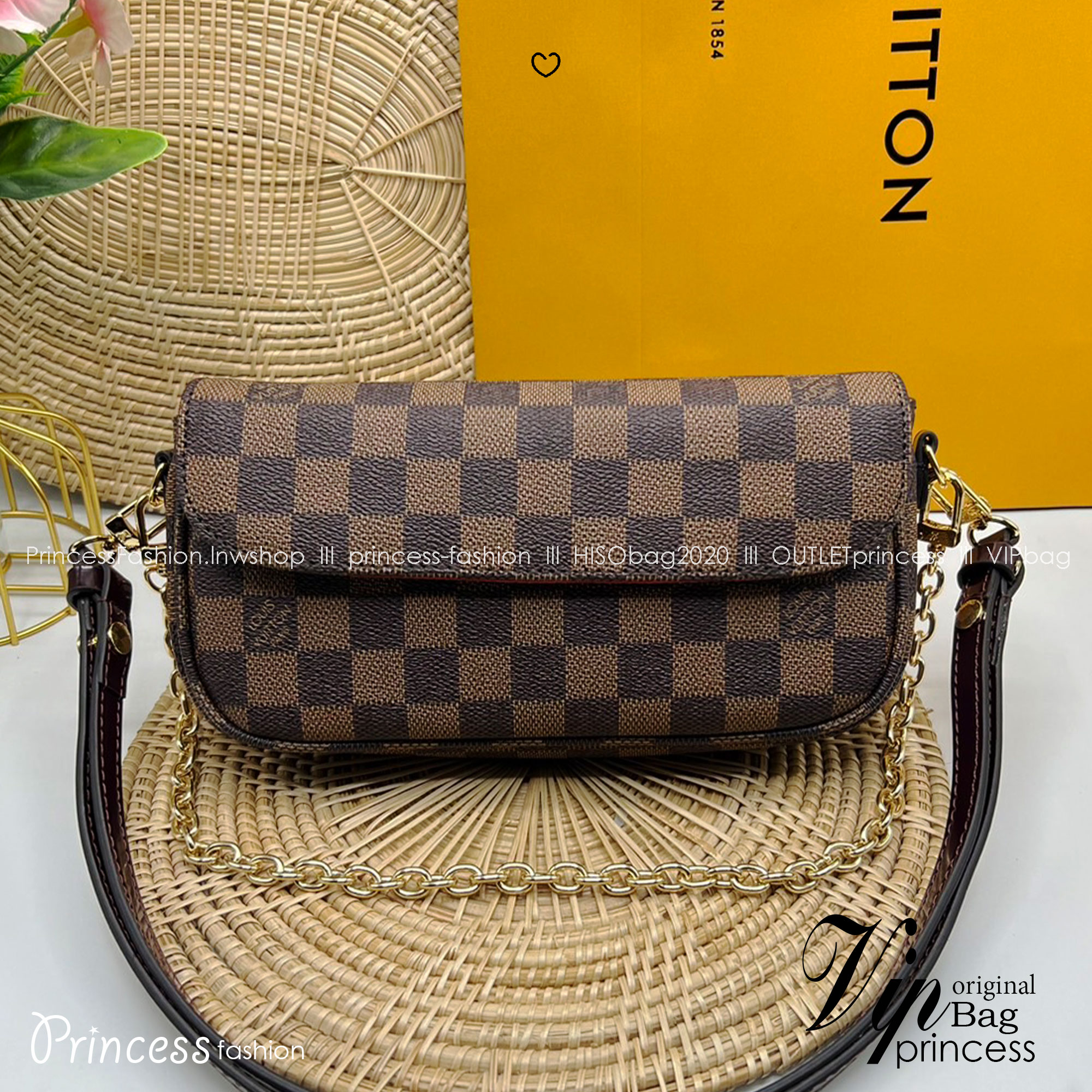 LV Wallet on Chain Ivy / LV IVY BAG กระเป๋าสะพายรุ่นยอดนิยม ใช้งานได้ทั้งธีมกลางวันและกลางคืน สวยหรู ดูแพงที่ถูกต้องมาก เกรดออริ 1:1 ใช้งานต่างประเทศได้