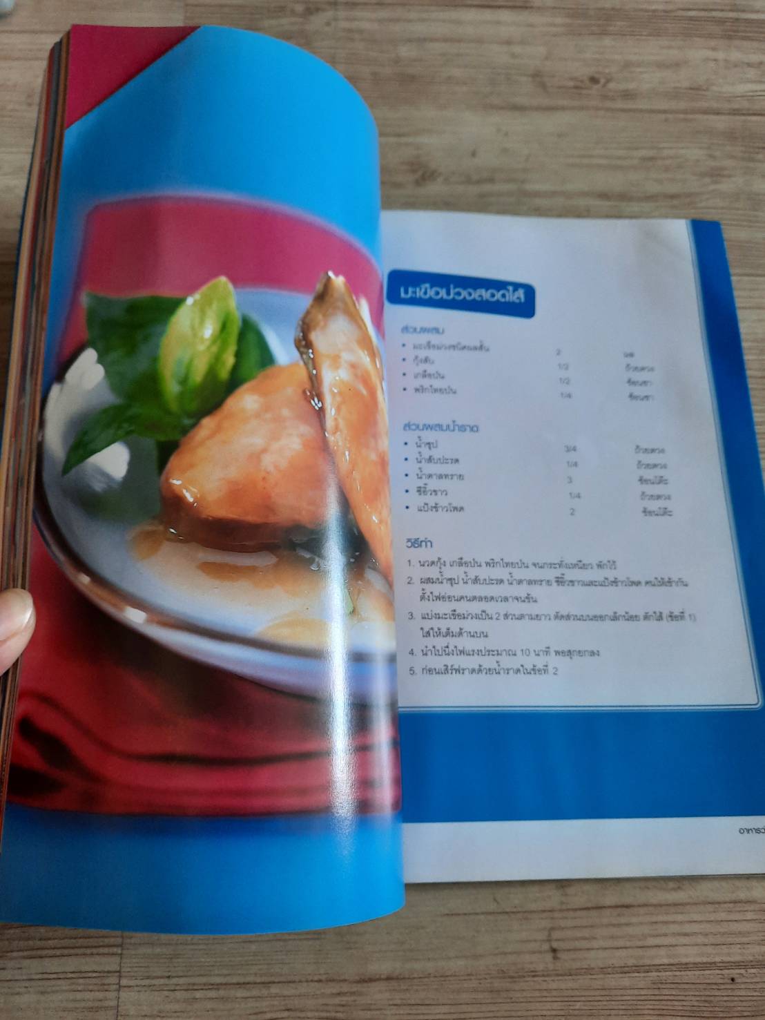 อาหารว่าง คาว-หวาน และการเตรียมผลไม้ โดย อาจารย์อมราภรณ์ วงษ์ฟัก***สินค้าหมด***