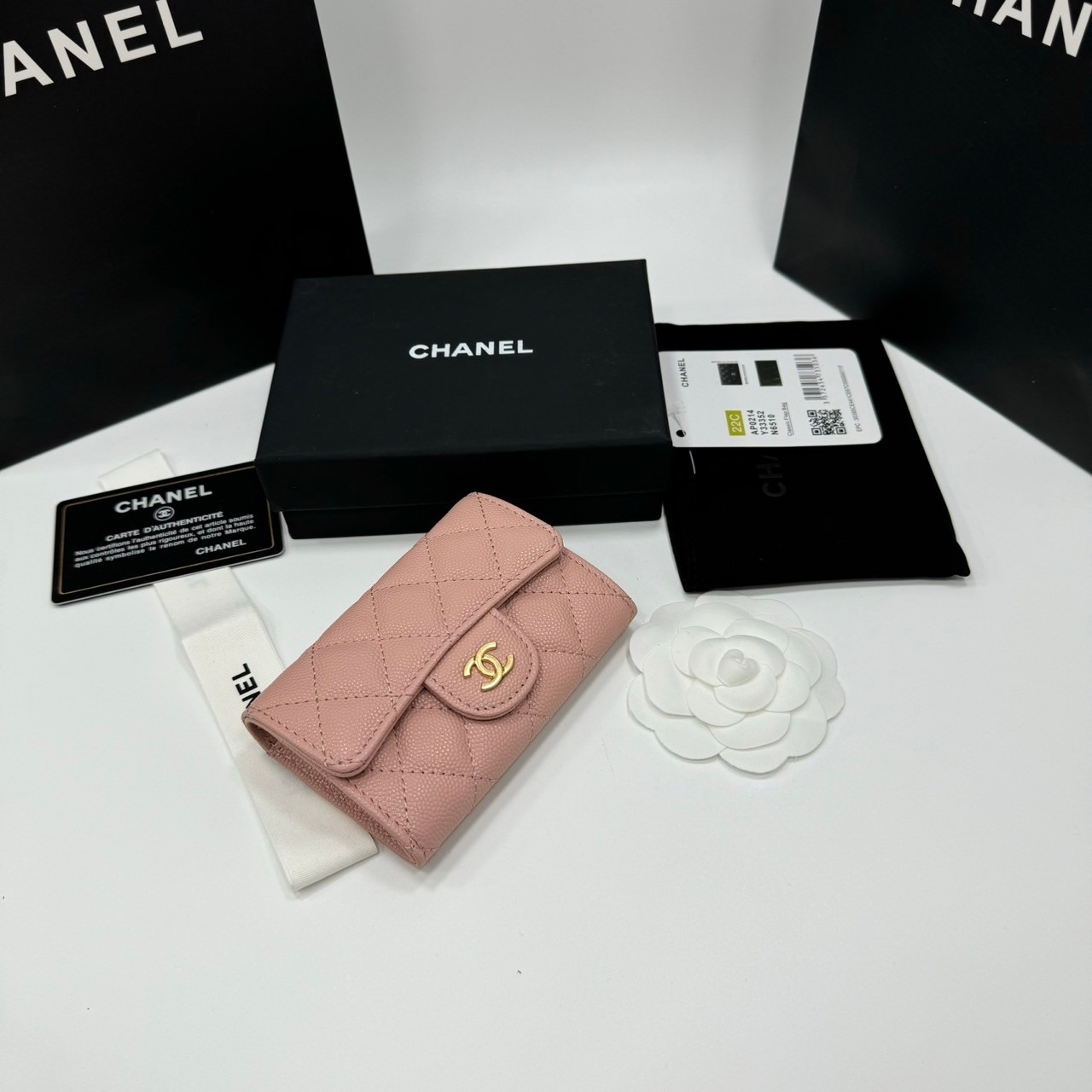 พร้อมส่ง 7 สี CHANEL WALLET กระเป๋าสตางค์รุ่นยอดนิยมใบสั้น เกรดออริ 1:1 ใช้งานต่างประเทศได้ ภาพถ่ายจากงานขายจริง