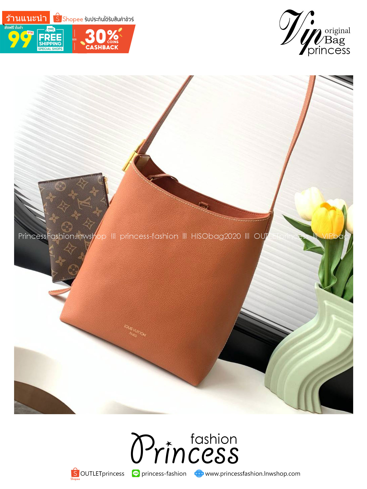 TOP ORI | หนังแท้ LV Low Key Hobo PM Bag เกรดเทียบแท้เทพดีสุด กระเป๋าสะพายทรงโท้ทรุ่นใหม่ เผยความเรียบหรูมีระดับด้วยรูปทรงเรียบง่ายและงานฝีมือประณีตไร้ที่ติ