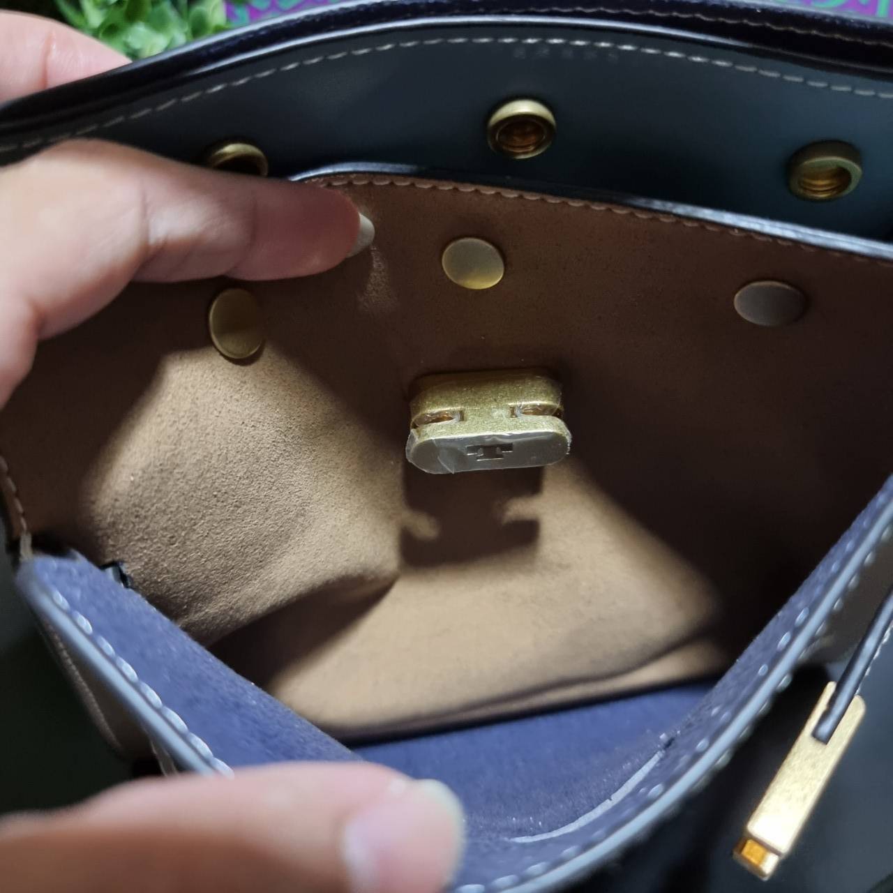 ของแท้ 💯% TORY BURCH LEE RADZIWILL PETITE DOUBLE BAG (CLAM SHELL)