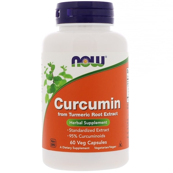ส่งฟรีลงทะเบียนมีพร้อมส่งค่ะ Now Foods Curcumin 60 Veg Capsules