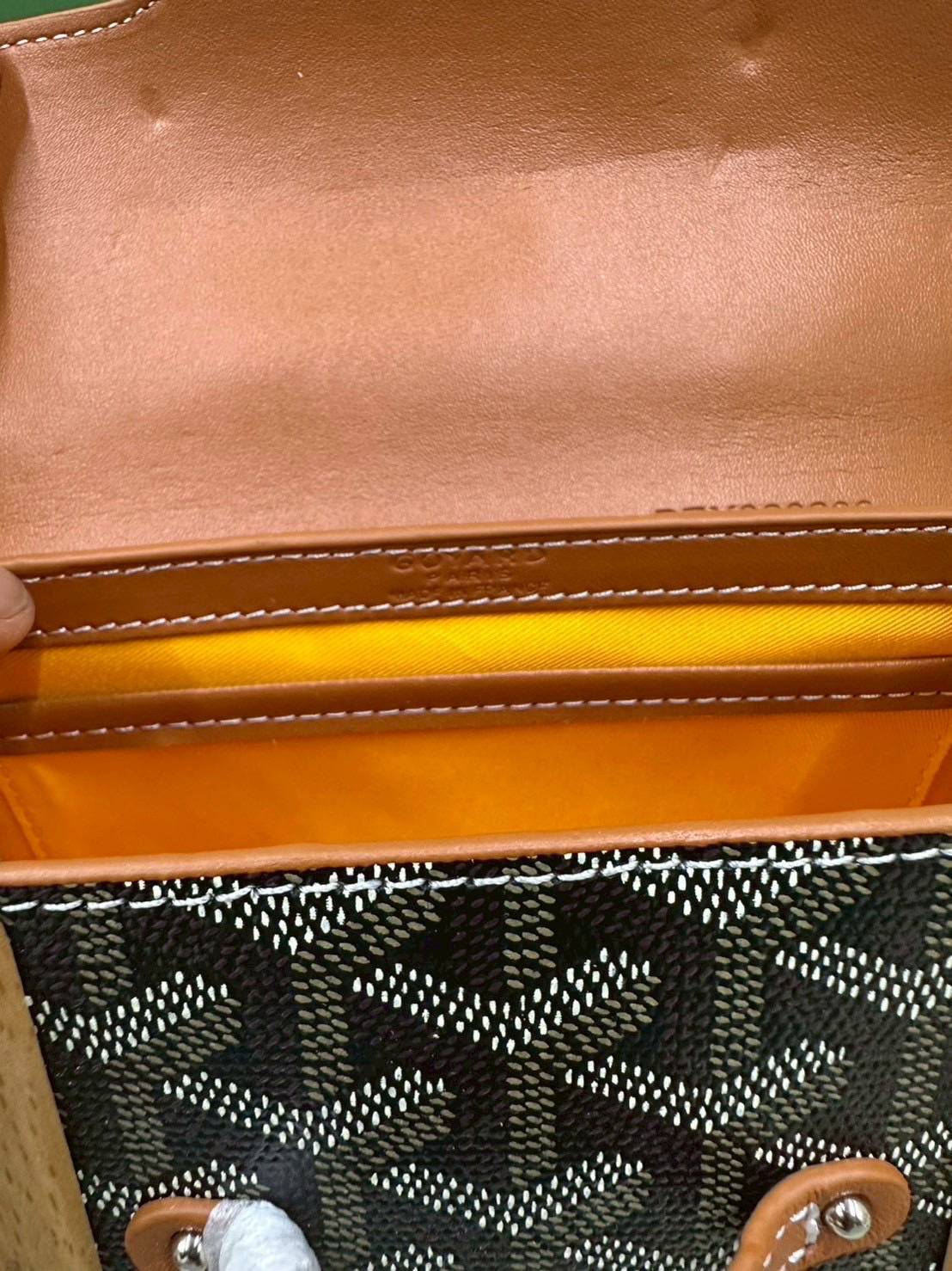 10 สี ORI หนังแท้ | GOYARD Saïgon Souple Mini Bag 20cm กระเป๋าถือ/สะพายดีไซน์หูจับไม้เป็นเอกลักษณ์ที่สวยหรูหราสง่างาม