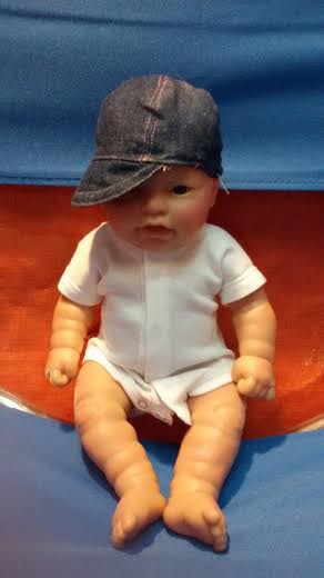 ตุ๊กตา Berenguer Baby Boy 18" Vinyl ทั้งตัวค่ะ (ตุ๊กตาเหมือนเด็กจริงมือสอง)