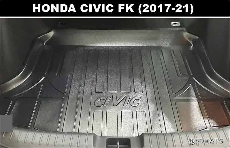 ถาดท้ายรถ HONDA CIVIC FK 2017-21 สวยงาม ทนทาน เข้ารูป ป้องกันน้ำ กันฝุ่น กันเปื้อน