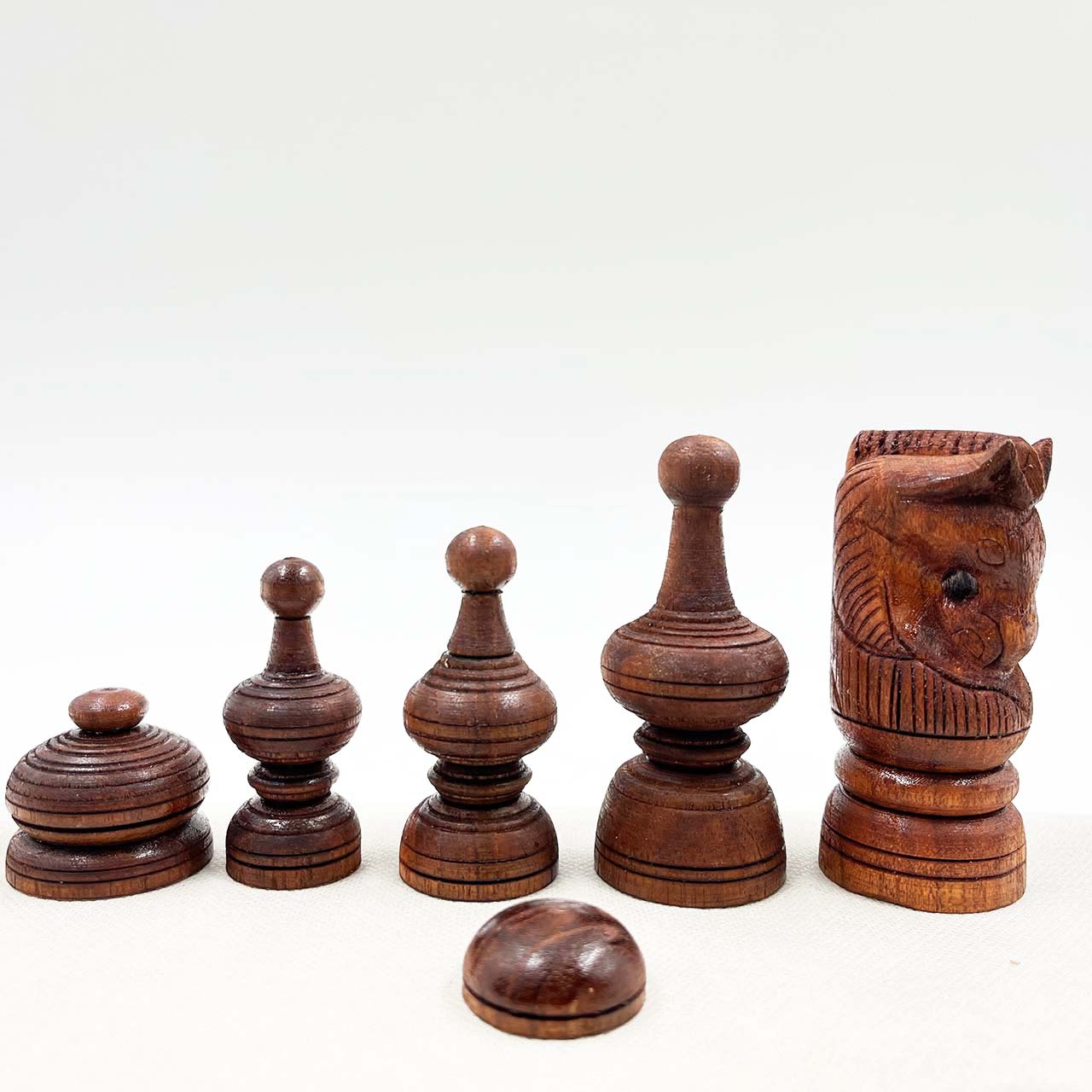 ตัวหมากรุกไทยไม้สักชุดภูคา