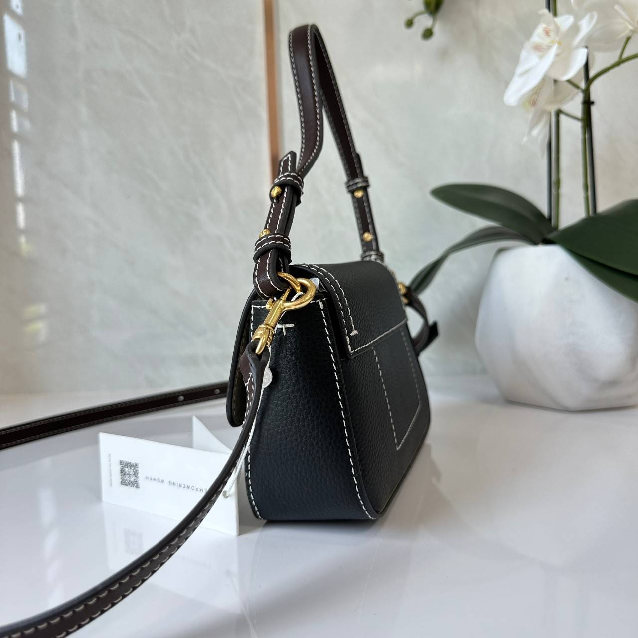 MINI พร้อมส่ง 2 สี TORY BURCH FELIX MINI CROSSBODY BAG กระเป๋าสะพาย เกรดท็อปออริ เกรดดีสุด สลับแท้ 1:1