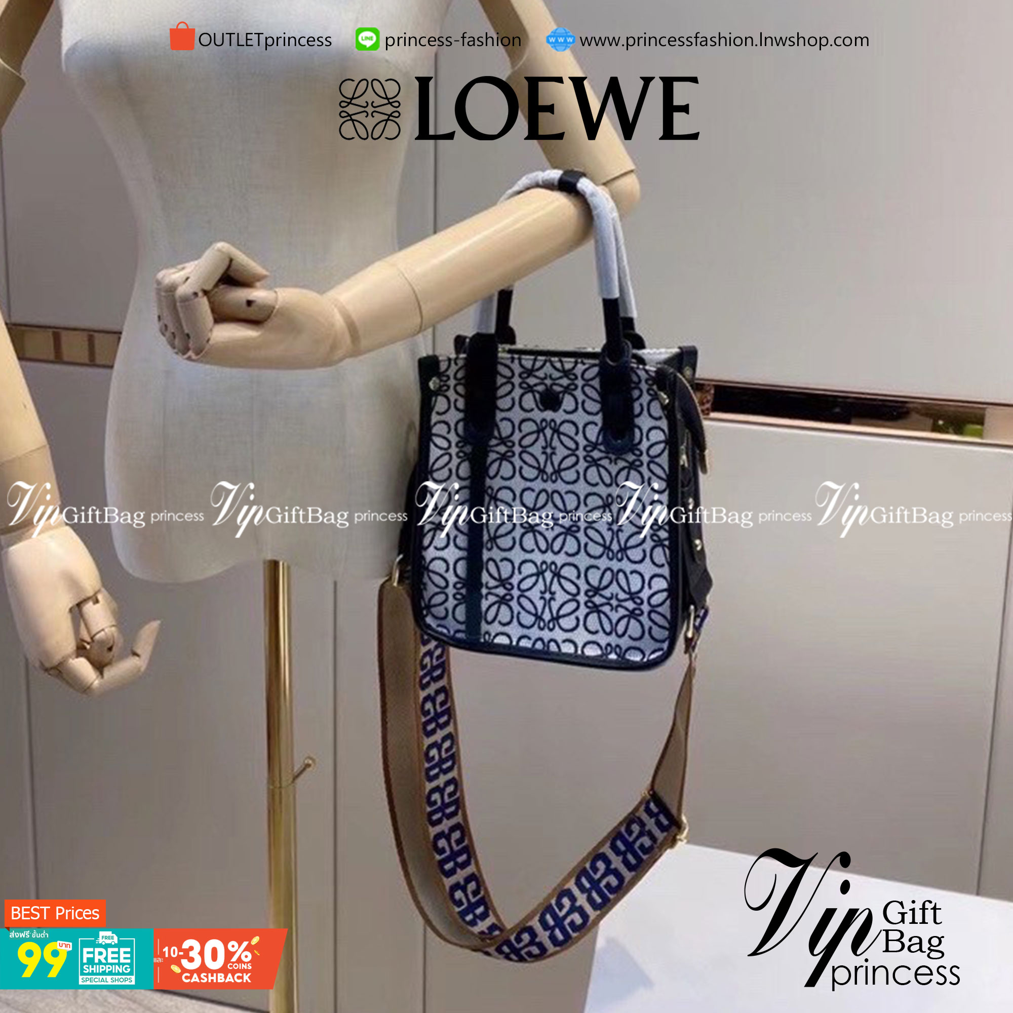 LOEWE MINI TOTE BAG พร้อมส่งที่ไทย ที่นี่ที่เดียว (งานจริงสวยน่ารักมากค่ะ) กระเป๋าที่ตอบโจทย์สายชิคมากๆค่ะ มีขนาดพอเหมาะสำหรับจัดเก็บสิ่งของสำคัญ ออกแบบมาให้เข้ากับไลฟ์สไตล์ที่ไม่หยุดนิ่งของคุณ แอกเซสซอรี่ที่เติมเต็มทุกลุคของคุณ กระเป๋าโท้ทสุดประณีตใบนี้ร