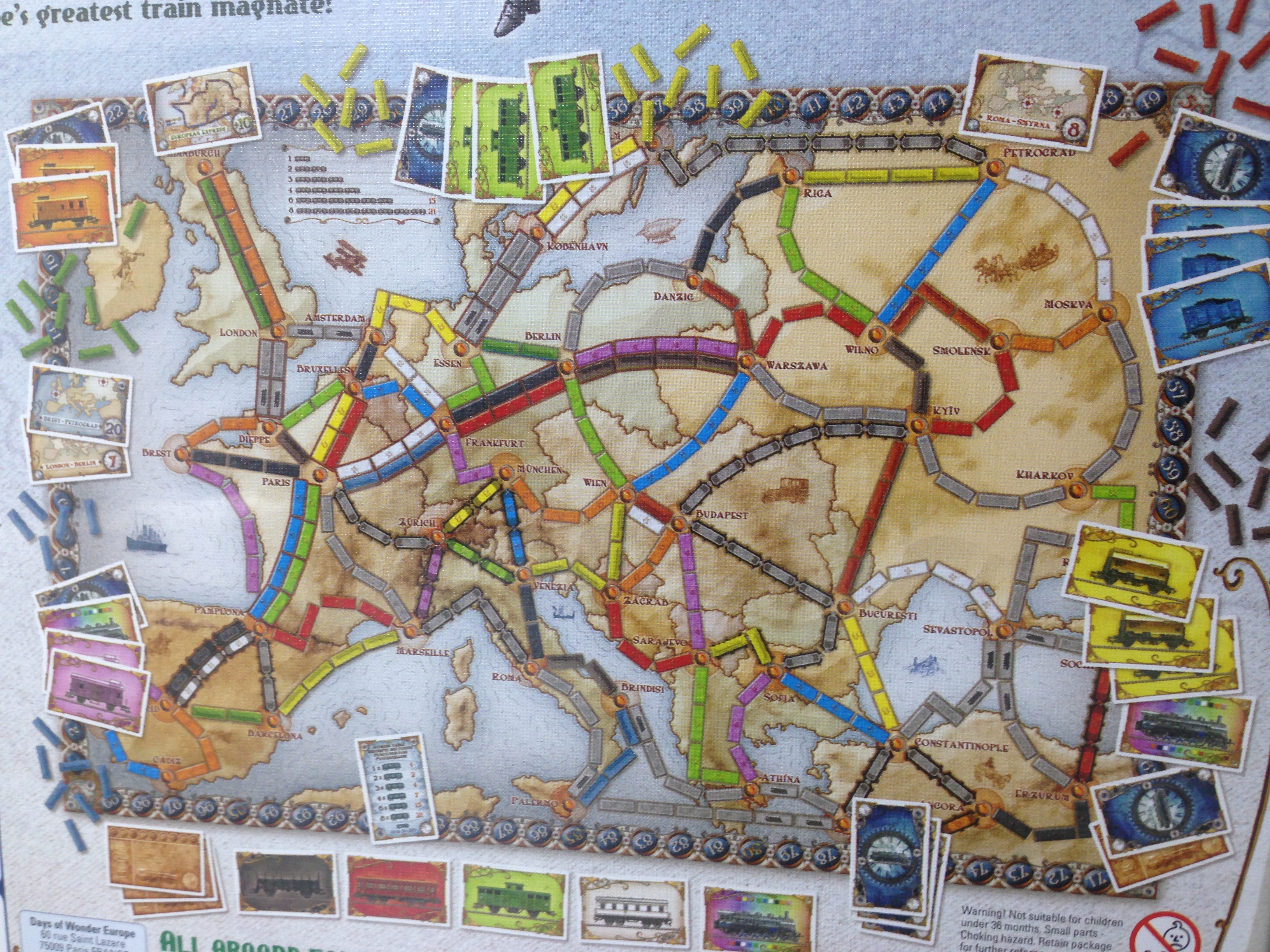 Ticket to Ride Europe