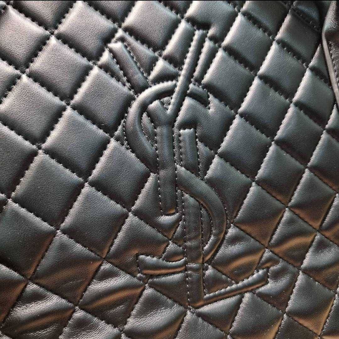 YSL ES GIANT TRAVEL BAG IN QUILTED LEATHER กระเป๋าเดินทางใบใหญ่ ดีไซน์รูปทรงเก๋ เกรดออริ 1:1 ใช้งานต่างประเทศได้