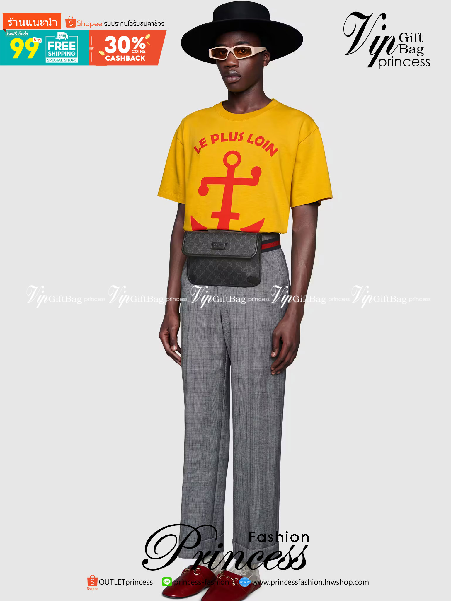 GUCCI Neo Vintage GG Supreme belt bag Black / Gucci Belt bag เกรดใช้งานสลับของแท้ เกรดออริจินอล ใช้ได้ทั้งชายหญิง งาน unisex ผลัดกันใช้ ^-^ ก็ได้ งานสวยตามรูป สินค้าขายดี ภาพสินค้าถ่ายจากงานขายจริง ใช้งานต่างประเทศได้