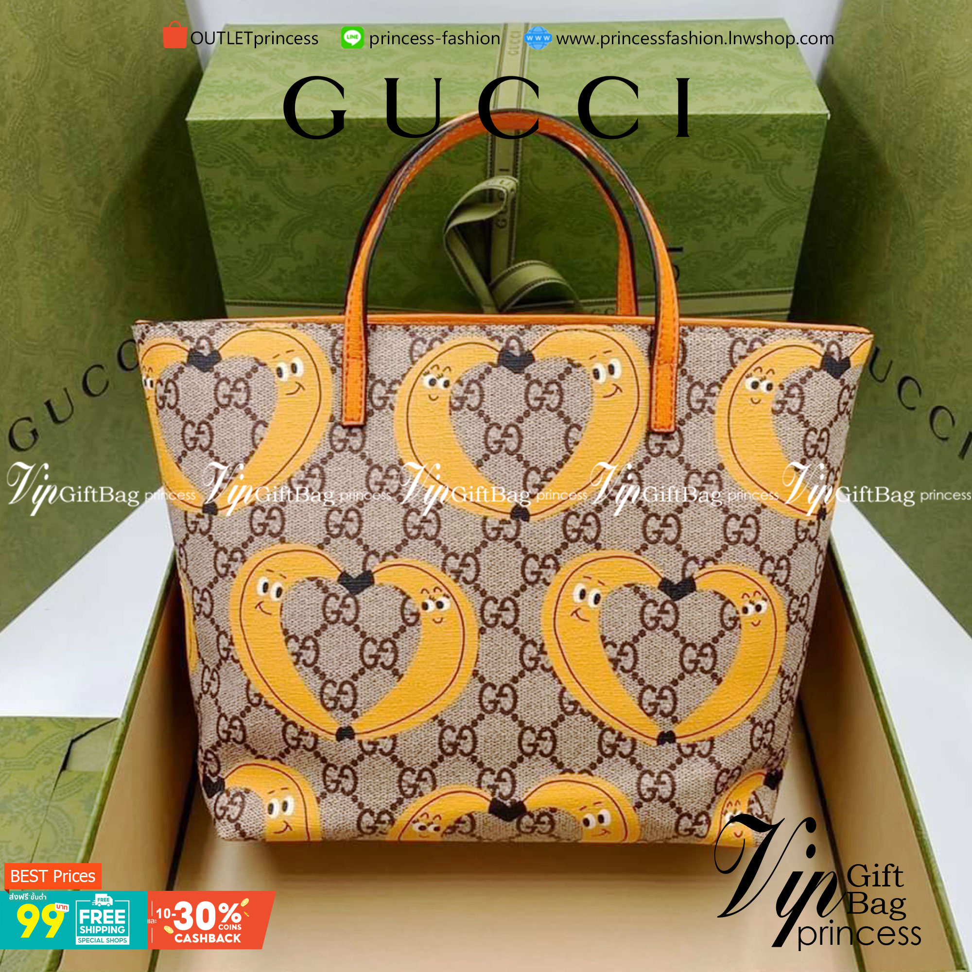 VIP 】Animal-Friendly Gucci Kid Tote Bag งานหนังแท้ทรงตั้งสวย ขนาดกะทัดรัด จุของได้เยอะ ใช้ได้ทั้งเด็กและผู้ใหญ่ น่ารักมากค่ะ **รุ่นขายดีตลอดกาล**