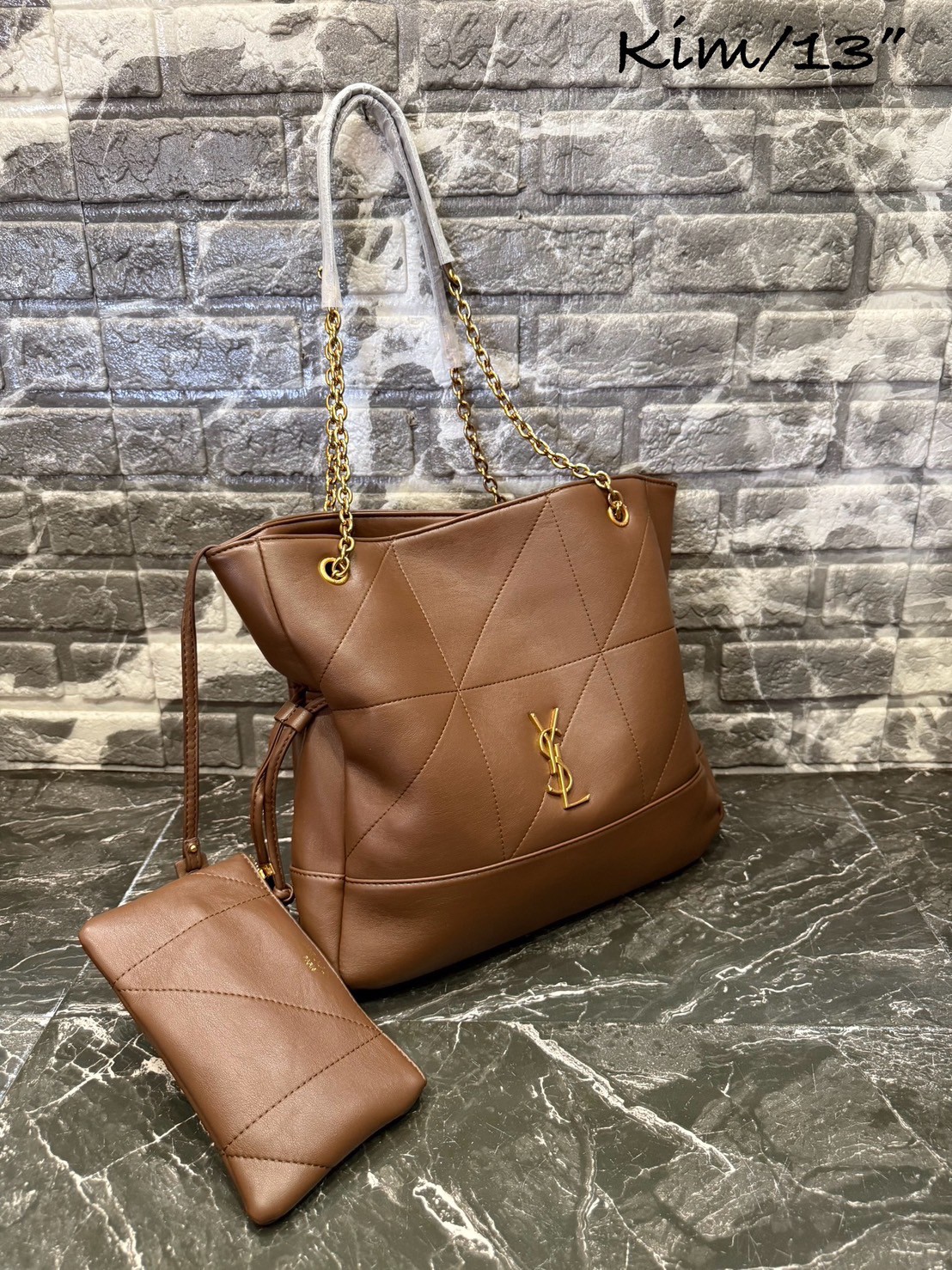 YSL Jamie shopping bag กระเป๋าสะพายทรงโท้ทใบใหญ่ เรียบหรู ดูปัง ดูแพง สีสวยคลาสสิคตัดกับอะไหล่สีทองได้อย่างลงตัว