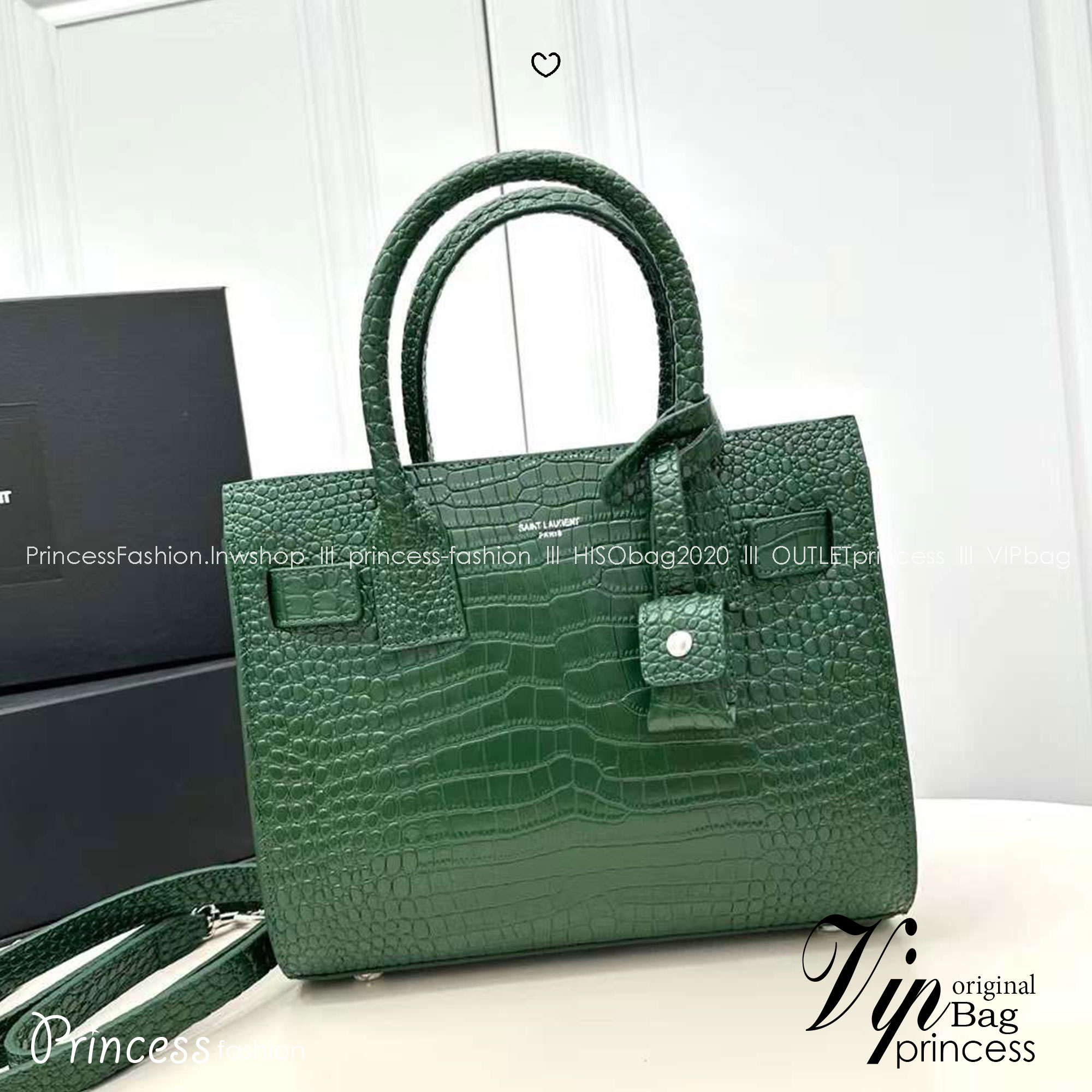 YSL TOTE BAG / SAC DE JOUR BABY IN CROCODILE LEATHER กระเป๋าสะพายทรงโท้ท หนังลายจระเข้สวยหรู จุของได้เยอะ เกรดออริ 1:1 เทียบแท้ ภาพถ่ายจากงานขายจริง ใช้งานต่างประเทศได้