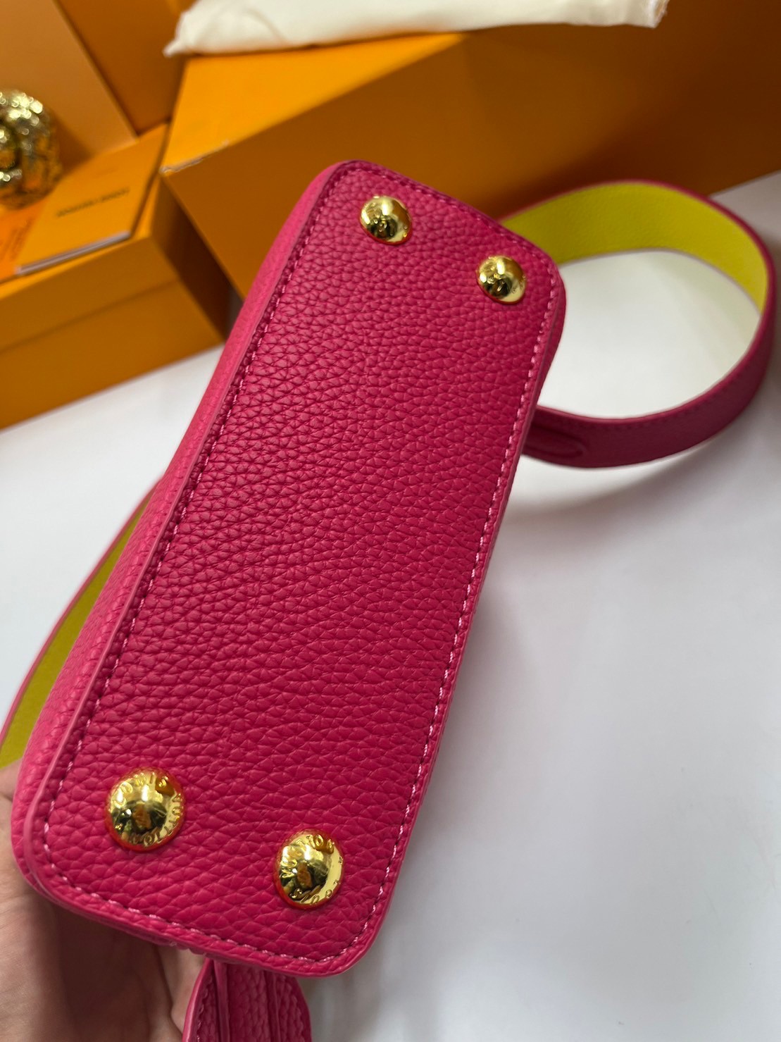 LV BB Capucines Python Handbags / LV Capucines BB Taurillon Leather 20cm พร้อมส่ง 6 สี **สินค้าเกรดออริจินอล 1:1 สลับแท้ ใช้งานต่างประเทศได้