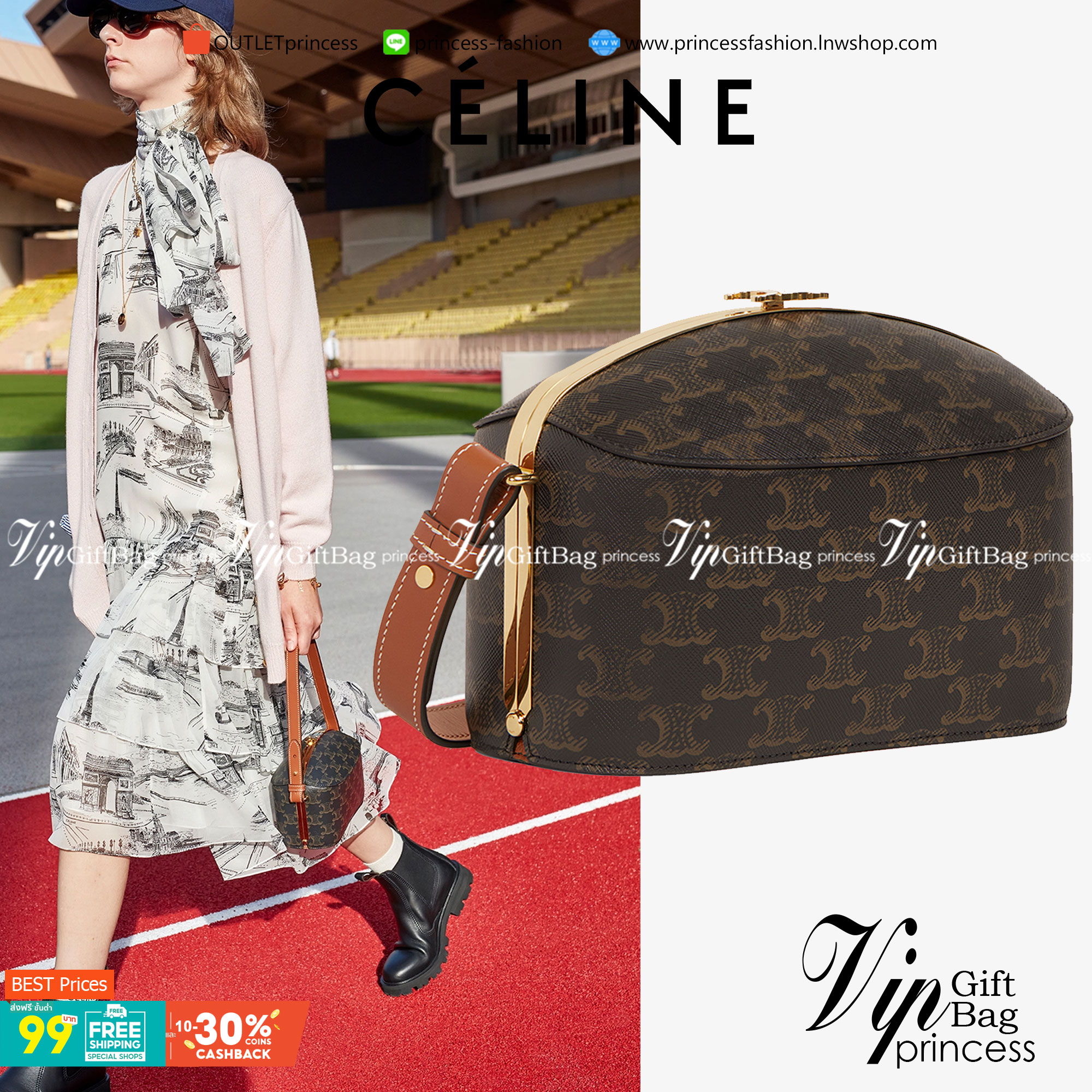VIP 】CELINE lunch box vintage พร้อมส่งที่ไทยค่ะ! เรียบหรู ดูแพง ต้องรุ่นนี้เลยค่ะ หนังแท้ทรงกล่อง รุ่นนี้จะใช้แบบหิ้วออกงานหรือสะพายข้างวันทำงานหรือวันชิลลๆ ก็เหมาะมาก ใบขนาดกำลังดี สินค้าน่าใช้มากๆ ห้ามพลาดมีติดตัวสักใบนะคะ!