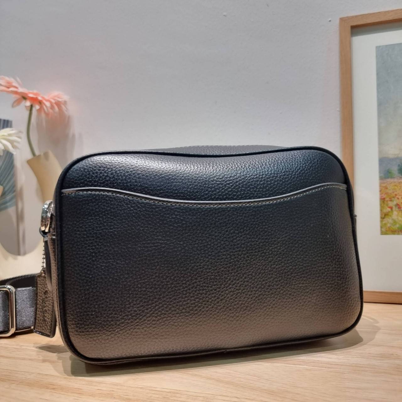 COACH ELIAS CROSSBODY IN SIGNATURE CANVAS BAG CJ509 CJ510 กระเป๋าครอสบอดี้ทรงคลาสสิค ดีไซน์รูปแบบใหม่ ใช้งานง่ายและสะดวก