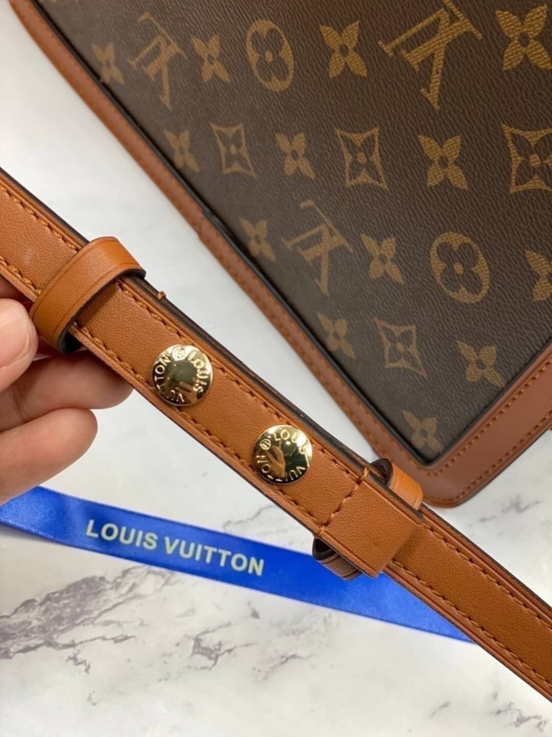 LOUIS VUITTON DAUPHINE MM 25cm เกรดออริจินอลสลับแท้ 1:1 ใช้งานต่างประเทศได้