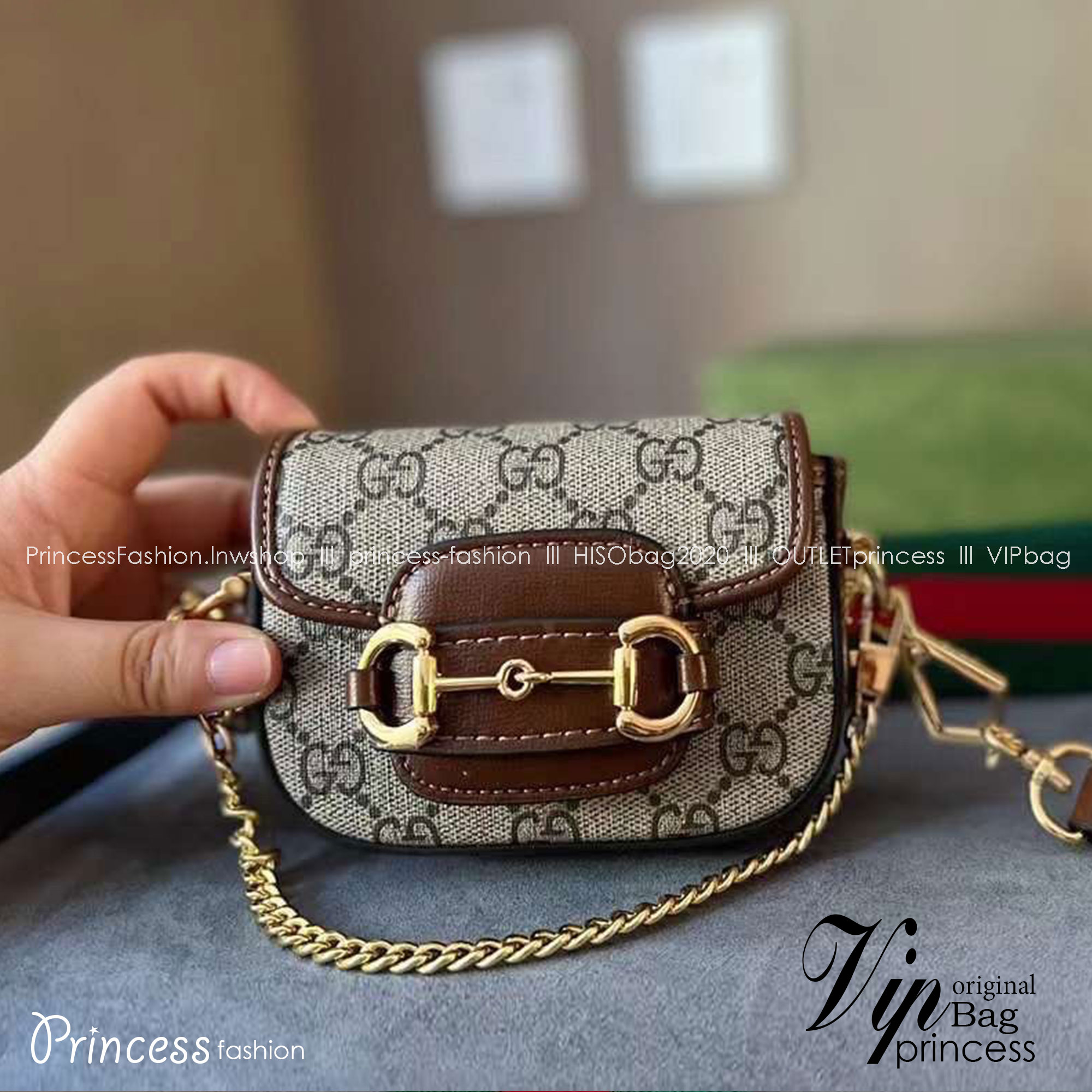 GUCCI HORSEBIT 1955 STRAP WALLET พร้อมส่ง กระเป๋าสะพายใบเล็กจิ๋ว มินิน่ารักน่าใช้ สายสะพายถอดได้ เลื่อนปรับระดับได้ เป็นอีกรุ่นที่น่าใช้มากๆ
