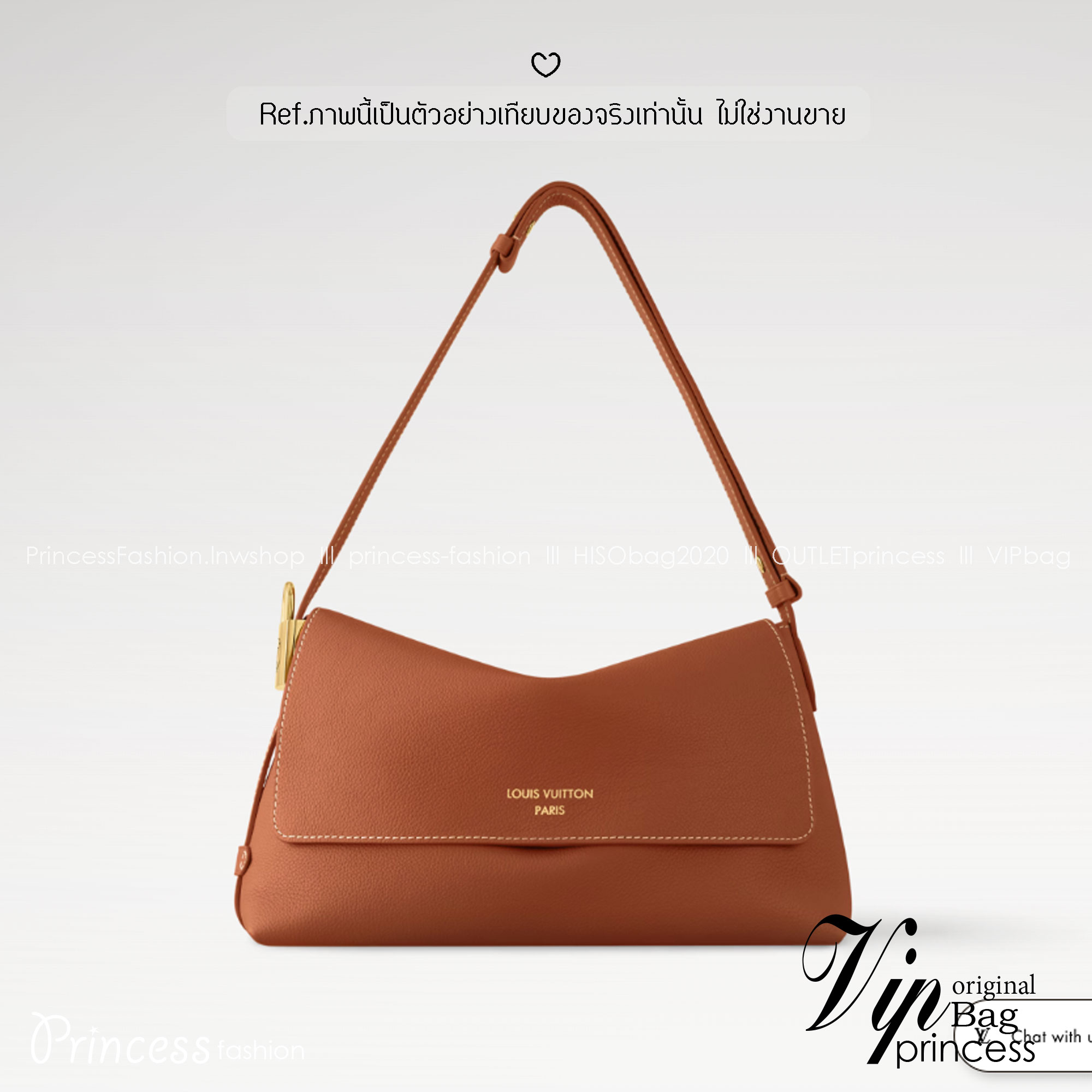 ORI หนังแท้ | LV Low Key Messenger Bag กระเป๋าสะพายทรงแมสเซ็นเจอร์ รูปทรงใหม่ สไตล์เรียบง่ายแต่หรูหรา ตกแต่งด้วยแม่กุญแจสีทองวินเทจ พร้อมใบลูกลายโมโนแกรมเพิ่มฟังชั่นการใช้งาน