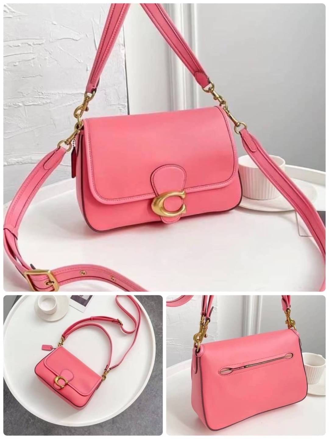 Coach Soft Tabby Shoulder Bag 5 สี กระเป๋าสะพายข้างหนังสวย พร้อมส่งที่ไทยราคาสุดคุ้มห้ามพลาดค่ะ!
