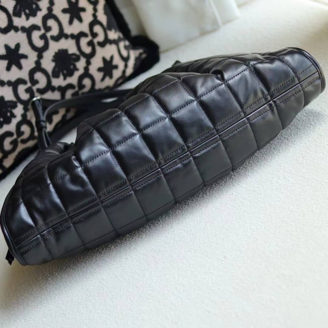 GUCCI MEDIUM QUILTED TOTE BAG / Gucci Hobo / Gucci Deco Medium Tote Bag พร้อมส่ง กระเป๋าสะพายใบใหญ่ หนังแท้ หนังสวย Interlocking G **สินค้าเกรดท็อปออริจินอลสลับแท้ 1:1 เกรดดีสุด ใช้งานต่างประเทศได้