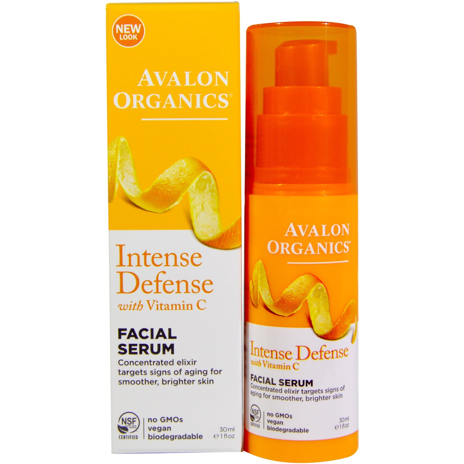 (Pre-order) Avalon Organics Intense Defense Facial Serum 1 oz (30 ml)
