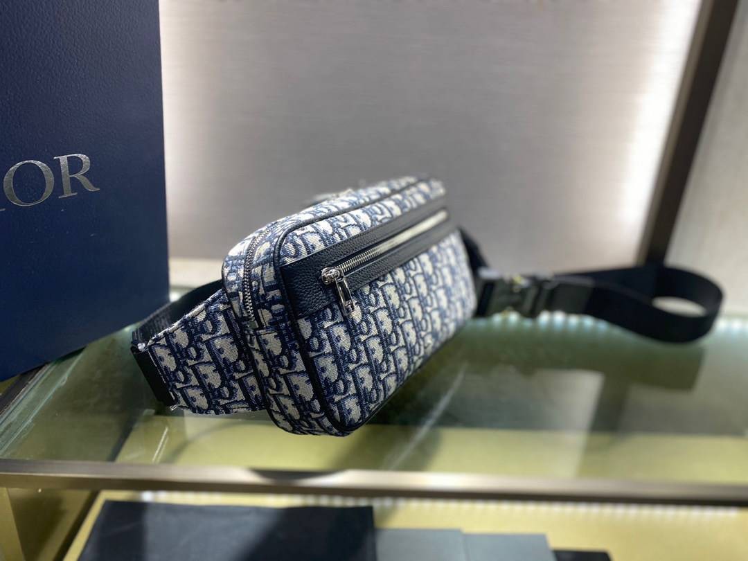 หนังแท้ DIOR BEIGN AND OBLIQUE JACQUARD WAIST BAG / DIOR Belt Bag พร้อมส่งที่ไทย งานหนังแท้และผ้าแจ็คการ์ดออริจินอล ภาพสินค้าถ่ายจากงานขายจริง ใช้งานต่างประเทศได้