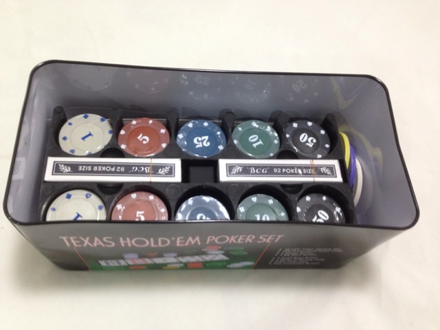 ชุดโป๊กเกอร์พร้อมชิพ200 ชิพ (Poker Set 200 Chip) Texas Hold'em Poker Set