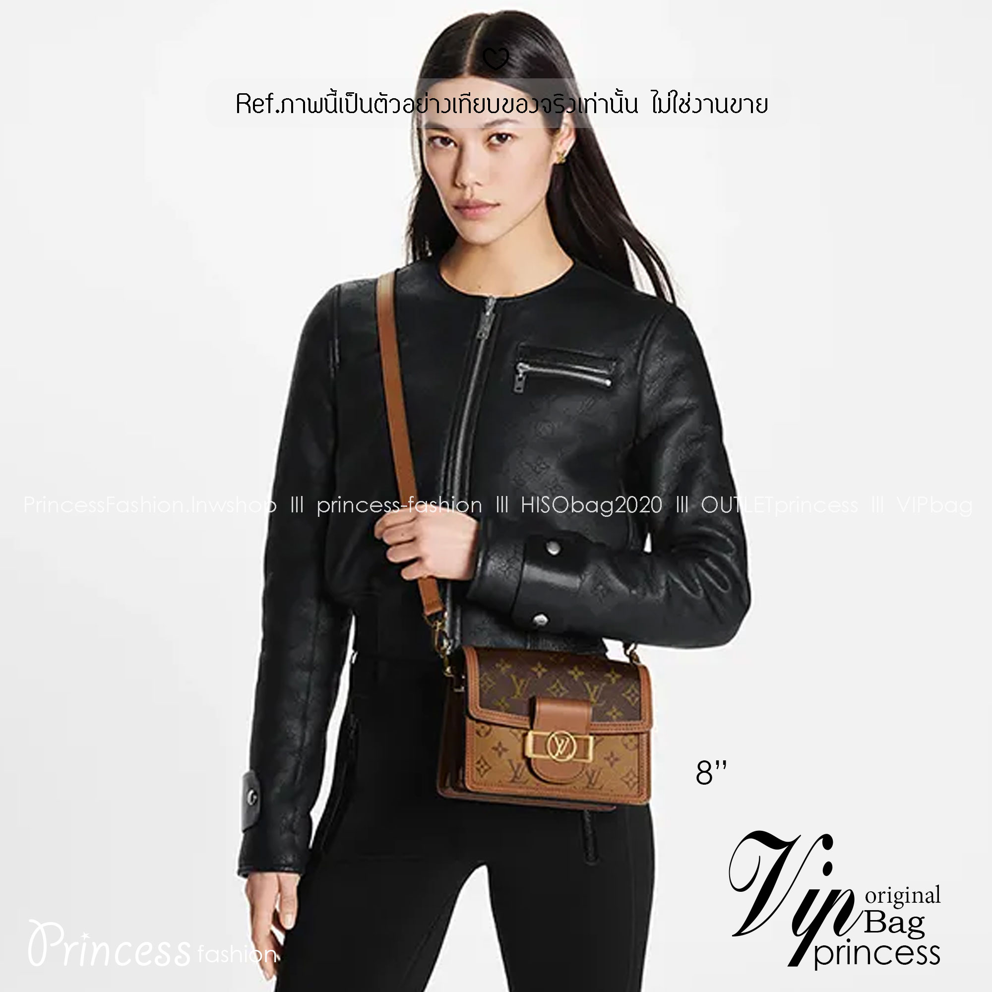 LV Dauphine Bag Monogram Canvas กระเป๋าสะพายทรงสุดคลาสสิคลุคคุณนาย โมโนแกรมแคนวาส ส่งท้ายปีแบบสุดหรู ในราคาจับต้องได้ สุดคุ้ม สวยทุกมุมจริงๆ -- [รับตัวแทนกระเป๋า]