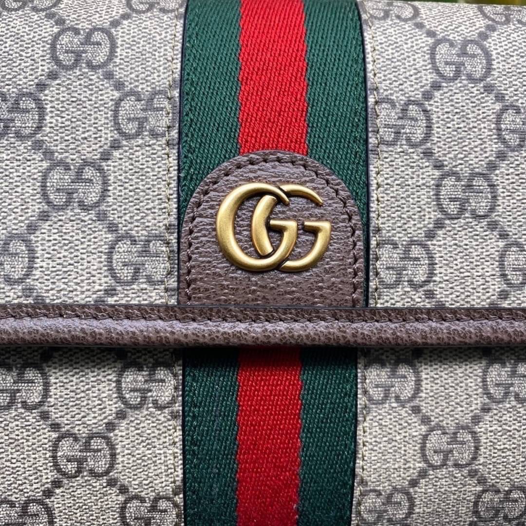GUCCI Ophidia GG small belt bag / Gucci Belt Bag กระเป๋าคาดอก คาดเอว หนังแท้ผสมแคนวาส หล่อ สวย เท่ คูลๆ ควรมีเข้ากับทุกชุด ใช้ได้ตลอดกาล ไม่ตกยุค เกรดออริ 1:1 สลับแท้ ใช้งานต่างประเทศได้