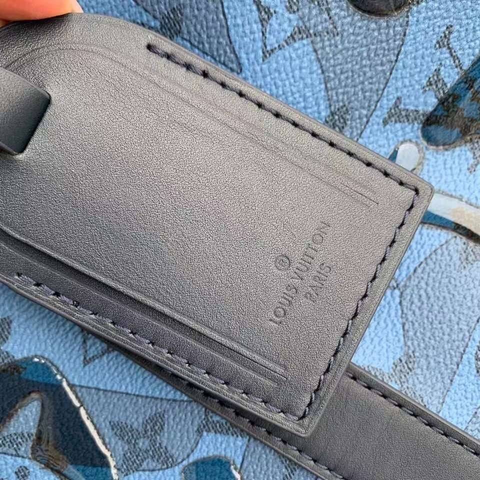 LV Keepall Bandoulière 35 Abyss Blue Monogram Aquagarden / LV Travel Bag เกรดท็อปออริจินอล มีความละเอียดของเนื้องานมากที่สุด ปราณีตตรงปกทุกใบ ใช้สลับของแท้ได้ ใช้งานต่างประเทศได้ เข้าออกผ่านทุก ตม. สุดยอดเดอะเบสท์ไอเท็ม สวยหรู ผู้ดี หรูหรา ดูแพงมาแต่ไกล