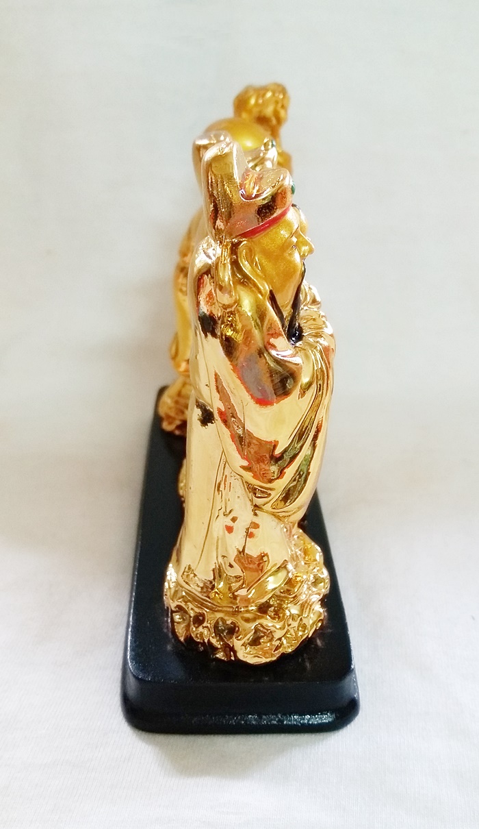 สินค้าหมดค่ะ เทพฮกลกซิ่ว องค์ใหญ่สีทอง แก้ชงปีมะแม ชง25% ปี2561 ช่วยเสริมดวงท่านให้ดีขึ้นค่ะ