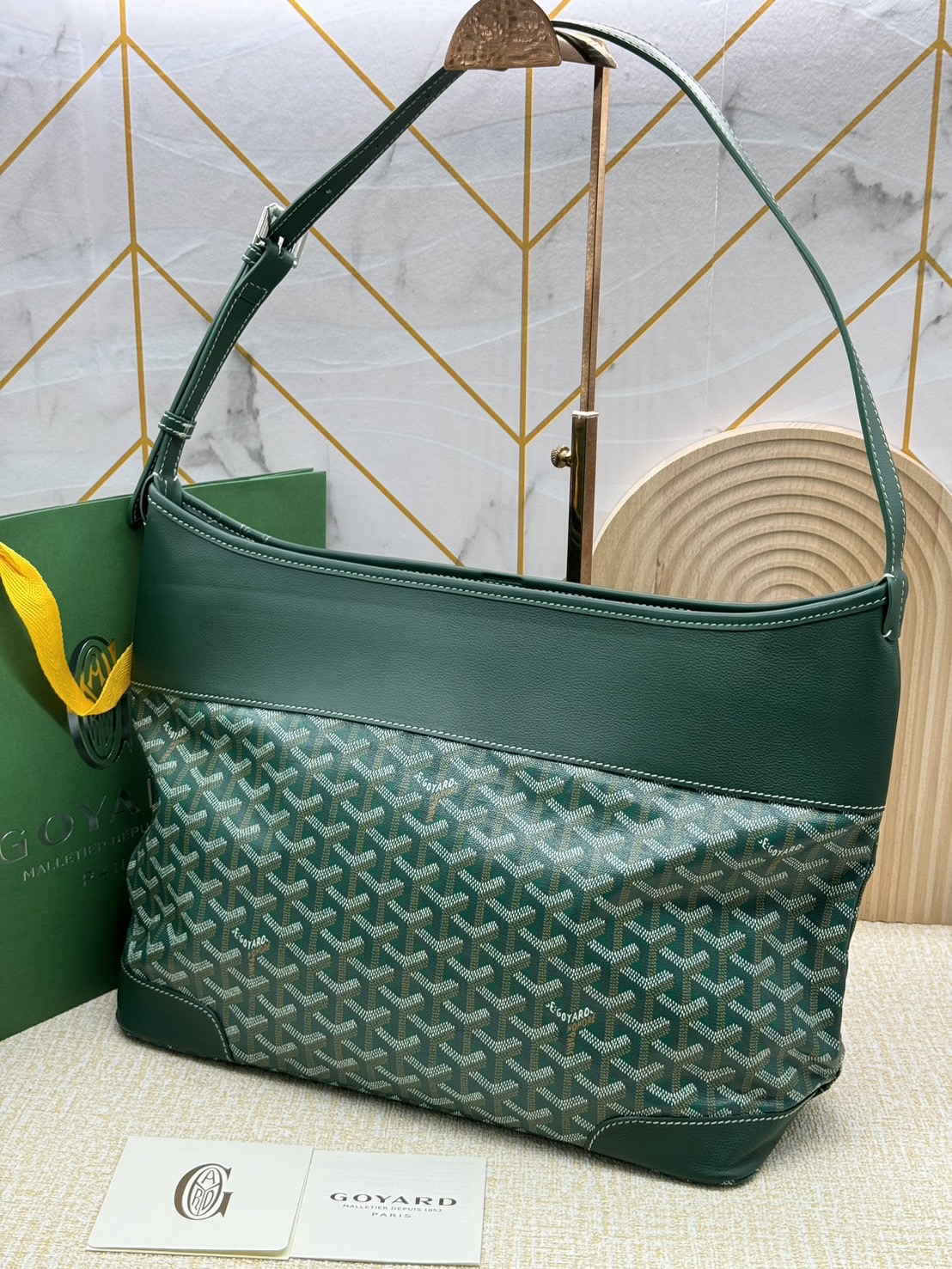 พร้อมส่ง 5 สี Goyard Grenadine Hobo Top Zipper Closure / Goyard Hobo Bag กระเป๋าสะพายทรงโฮโบใบใหญ่ 🧡 เกรดท็อปออริจินอล 1:1 สลับแท้ ใช้งานต่างประเทศได้