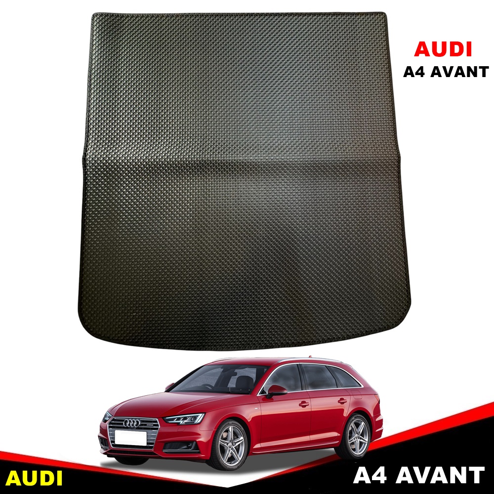 แผ่นปูท้ายรถ AUDI A4 Avant พรมกระดุม ออดี้ เอ4 สวยงาม ทนทาน เข้ารูป