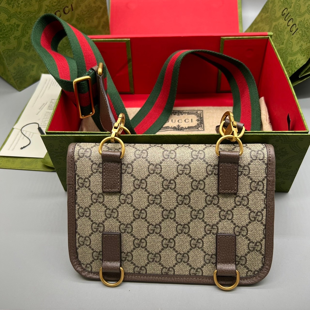 GUCCI Neo Vintage GG Supreme belt bag / Gucci Belt bag เกรดใช้งานสลับของแท้ เกรดออริจินอล ใช้ได้ทั้งชายหญิง งาน unisex ผลัดกันใช้ ^-^ ก็ได้ งานสวยตามรูป สินค้าขายดี ภาพสินค้าถ่ายจากงานขายจริง ใช้งานต่างประเทศได้