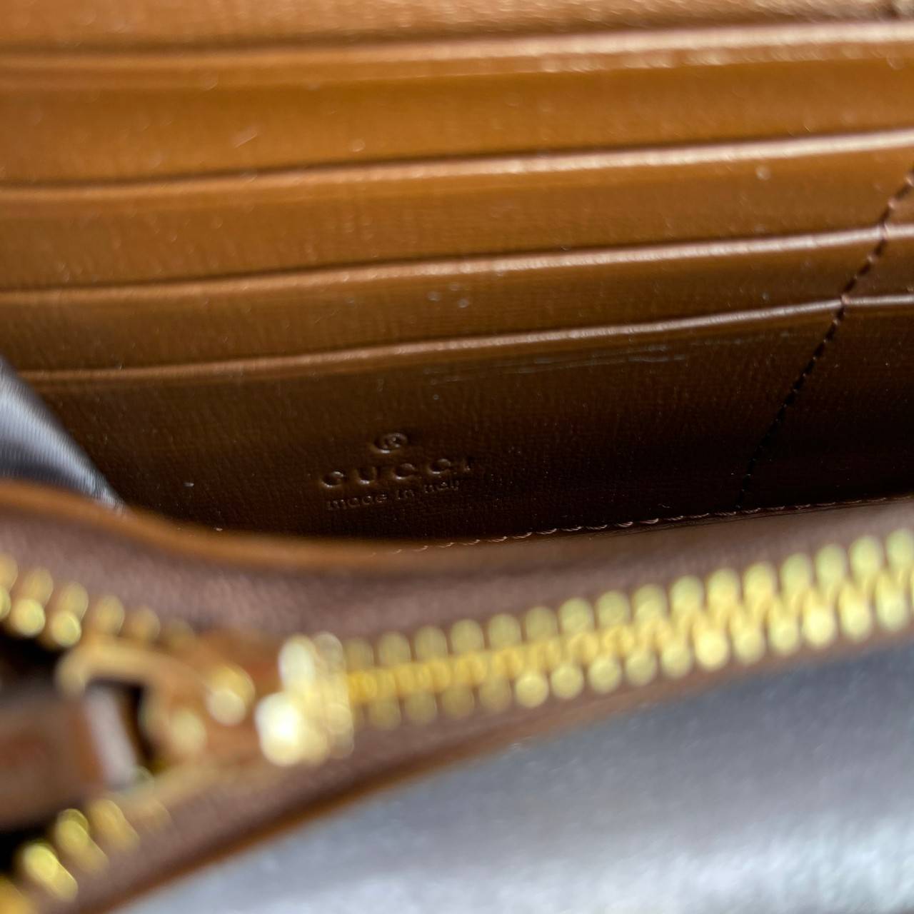 พรีเมี่ยมกิ๊ฟแท้ 100% 】GU CCI Jackie 1961 chain wallet งานหนังแท้ กระเป๋าสตางค์ใบยาวพร้อมโซ่ทอง แบบใหม่สวยหรูมากค่ะ