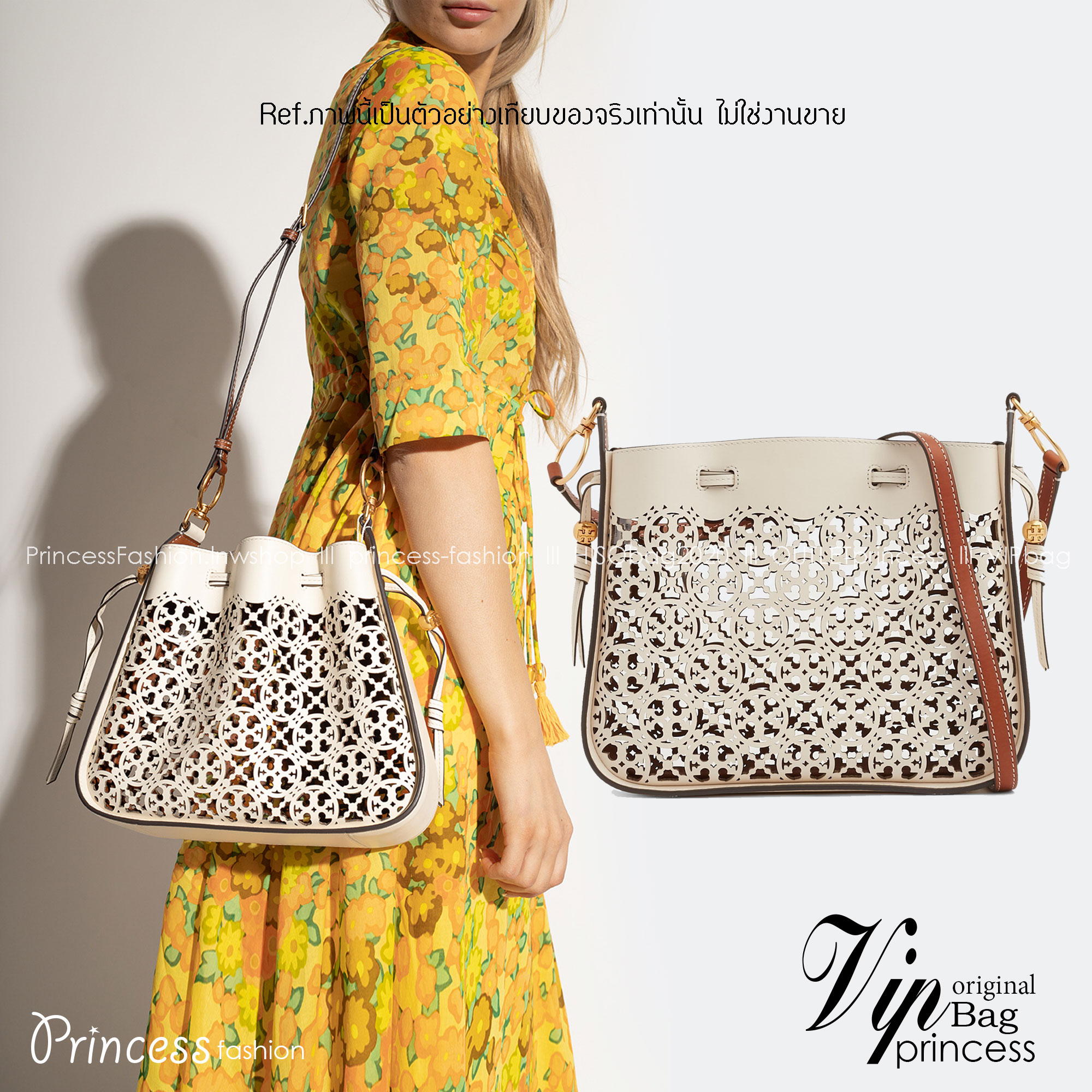 TORY BURCH T MONOGRAM LASER-CUT BELL BAG / TORY TOTE BAG ใจบางที่สุดกับคอลเลคชั่นนี้ กับกระเป๋าสะพายทรงโท้ท งานตามหาและหายาก รุ่นชูโรงสุดฮิต ที่เพิ่มดีเทลความแพงด้วยการฉลุลวดลายโมโนแกรมรอบใบ