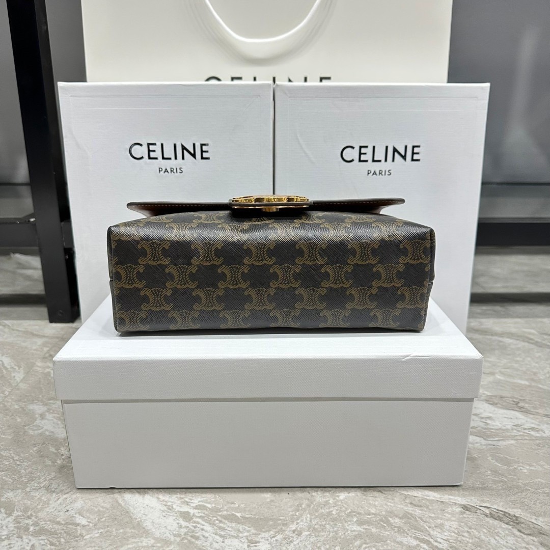CELINE MEDIUM VICTOIRE BAG IN TRIOMPHE CANVAS 3 สี พร้อมส่ง เกรดออริจินอล สลับแท้ ใช้งานต่างประเทศได้ งานสวยตามรูป ภาพถ่ายจากงานขายจริง
