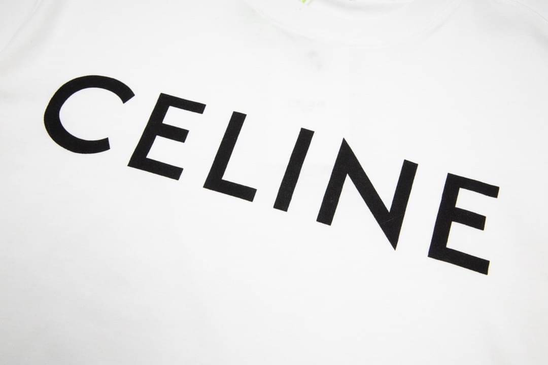 Celine T-Shirt / CL T-Shirts เสื้อยืดแบรนด์เนม เสื้อแบรนด์หรู เกรดออริจินอล สลับแท้ ภาพถ่ายจากงานจริง ใช้งานต่างประเทศได้