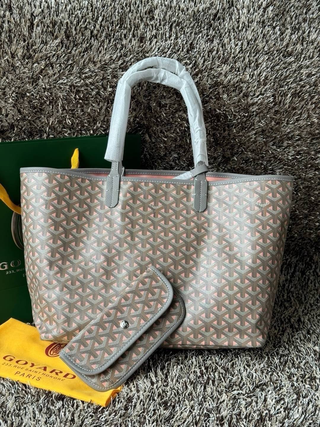 พร้อมส่ง 2 สี PM 35cm GOYARD SAINT LOUIS CLAIRE-VOIE PM BAG กระเป๋าทรงโท้ทใบใหญ่ เกรดออริ สลับแท้ 1:1