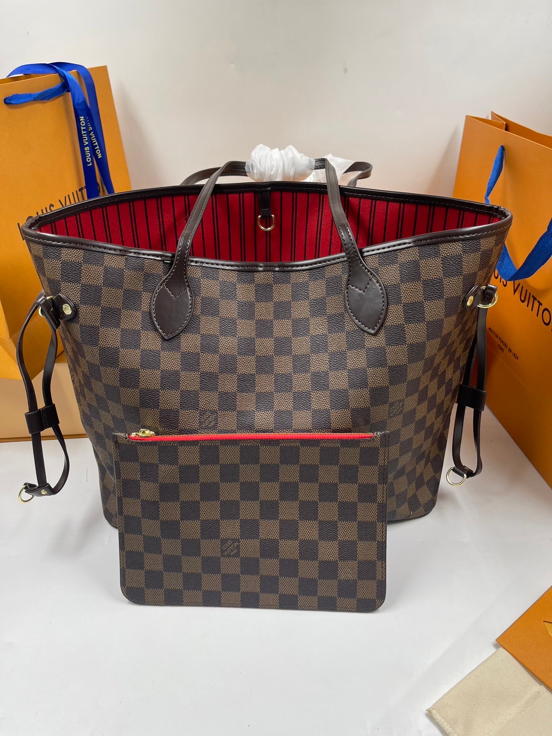 LV Neverfull GM Monogram 36cm / LV Shopping Bag พร้อมส่ง 4 สี **สินค้าเกรดออริจินอล 1:1 สลับแท้ ใช้งานต่างประเทศได้ งานสวยตามรูป ภาพถ่ายจากงานขายจริง
