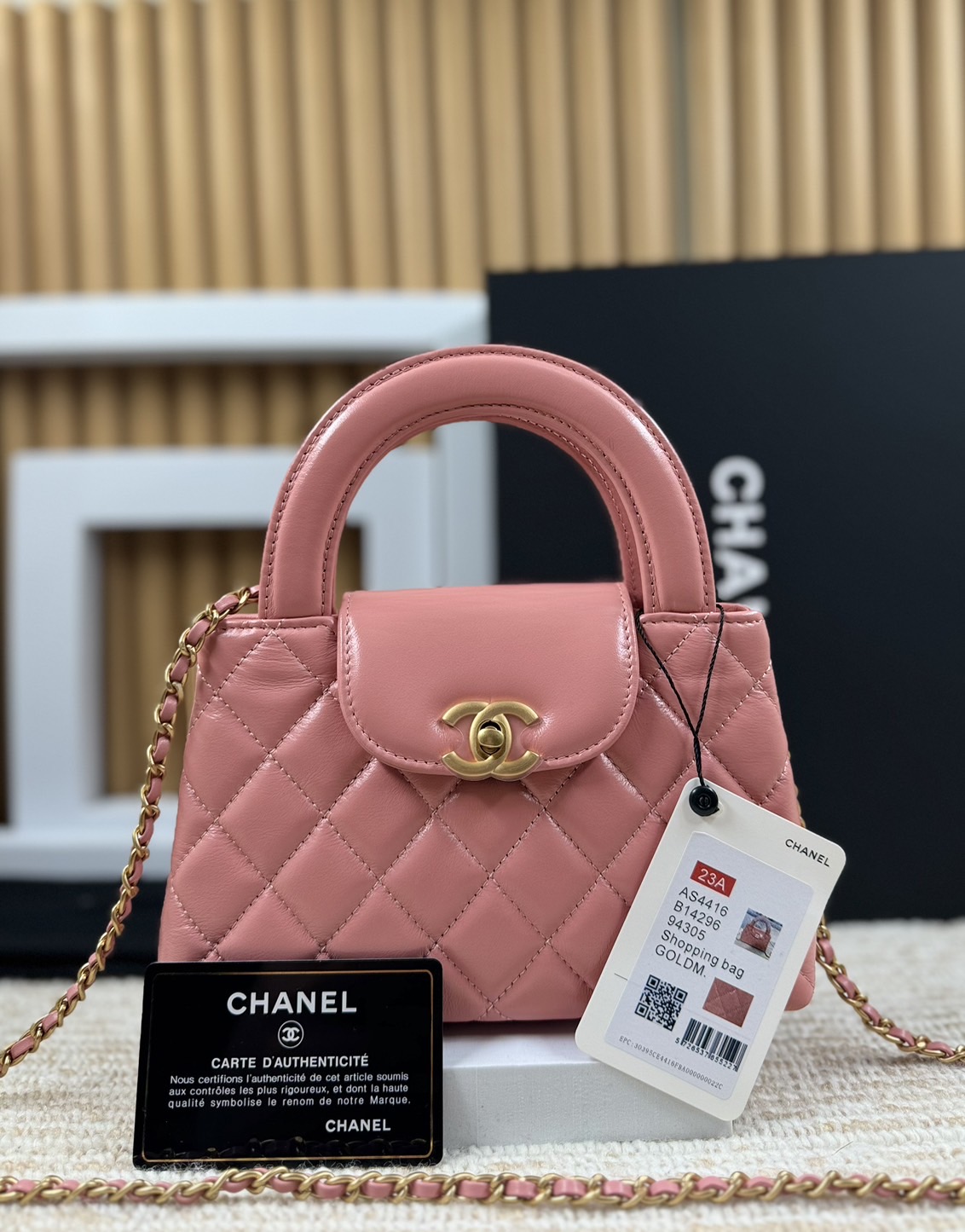 Chanel mini kelly flap bag เกรดออริ สลับแท้ 1:1 ใช้งานต่างประเทศได้