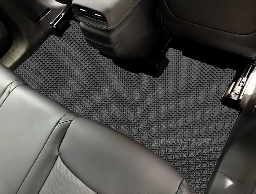 พรมปูพื้นรถยนต์ XPENG G6 2024 พรมกระดุม เอ็กซ์เผิง จีซิกส์ สีดำ เข้ารูป 3ชิ้น