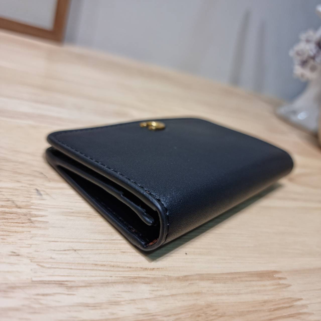 COACH SLIM CARD CASE IN SIGNATURE CANVAS C4818 / C5870 / C4818 กระเป๋าถนอมบัตรกึ่งกระเป๋าสตางค์ เกรดท็อปออริ เกรดดีสุด สลับแท้ 1:1 ใช้ต่างประเทศได้